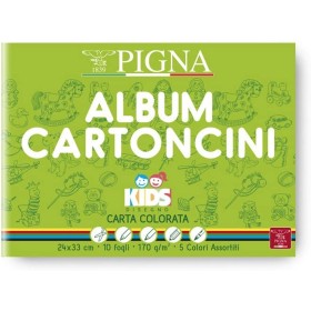 ALBUM DISEGNO 24X33 170G CARTONCINO COLORATO PIGNA