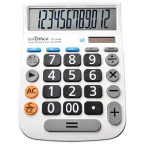 CALCOLATRICE DA TAVOLO 12 CIFRE CD-2648 08NIK054