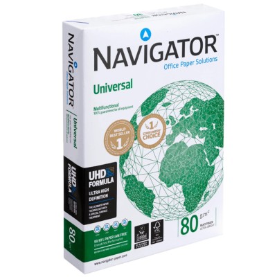 CARTA PER FOTOCOPIE A4 NAVIGATOR 80 GR. RS 500FG