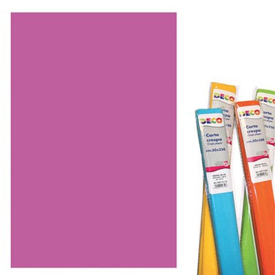 CARTA CRESPA 40 GR. CM. 50X250 COL. VIOLETTO CWR