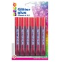 COLLA GLITTER GLUE SET 6 TUBI 10,5 ML COL. ROSSO