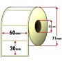 ROTOLO ETICHETTE TERMICHE ADESIVE F.TO 60X30MM