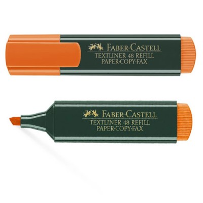 EVIDENZIATORE 1548 COL. ARANCIO FABER CASTELL