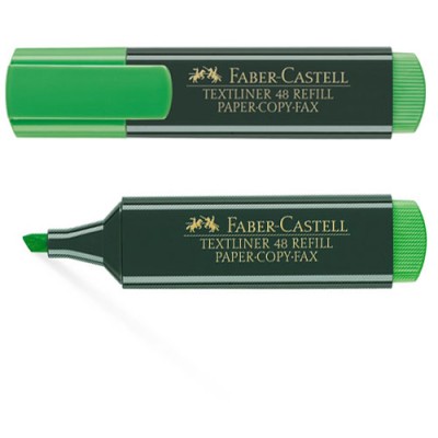 EVIDENZIATORE 1548 COL. VERDE FABER CASTELL