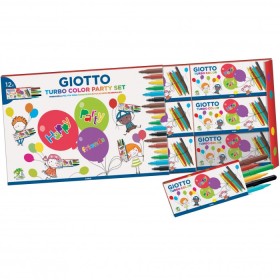 PENNARELLI TURBO COLOR GIOTTO PARTY SET 12X6 FILA