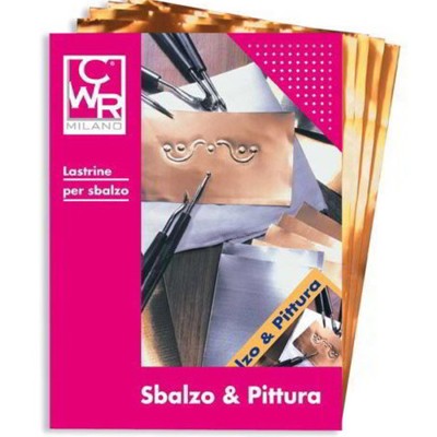 LASTRE ALLUMINIO RAME F.TO 20X30 CM CF. DA 12 PZ