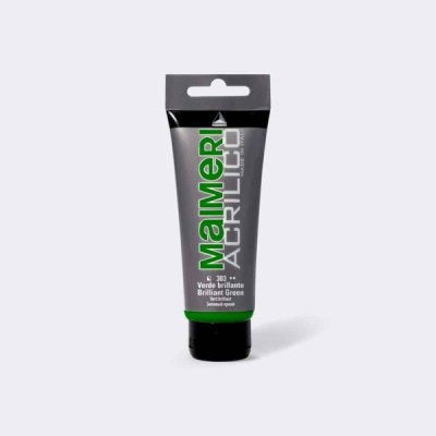 MAIMERI TUBO ACRILICO 75ML COL. VERDE BRILLANTE