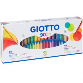 PASTELLI GIOTTO STILNOVO 50 PZ + 40 TURBOCOLOR