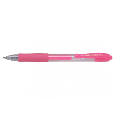 PENNA PILOT G-2 0,7 MM COL. NEON ROSA