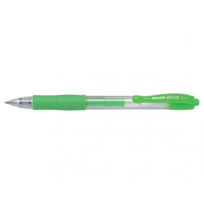 PENNA PILOT G-2 0,7 MM COL. NEON VERDE