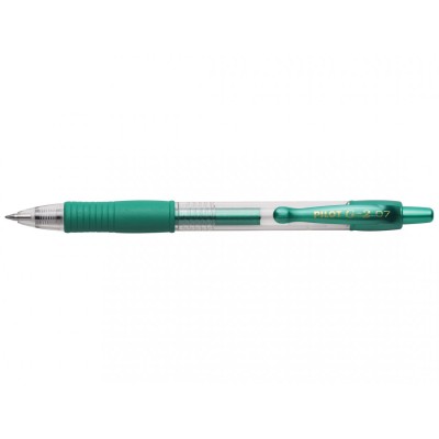 PENNA PILOT G-2 0,7 MM COL. METAL VERDE