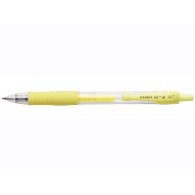 PENNA PILOT G-2 0,7 MM COL. PASTEL GIALLO