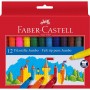 PENNARELLI CASTELLO JUMBO DA 12 FABER CASTEL