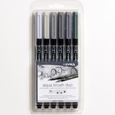 PENNARELLO AQUA BRUSH DUO LYRA SET 6 PZ