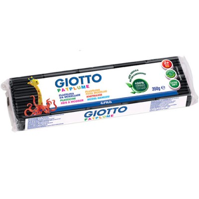 PLASTILINA PATPLUME  350 G. COL. NERO GIOTTO