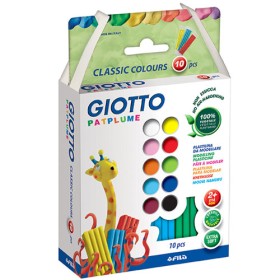 PLASTILINA PATPLUME 10 COL. ASS. 20G GIOTTO FILA