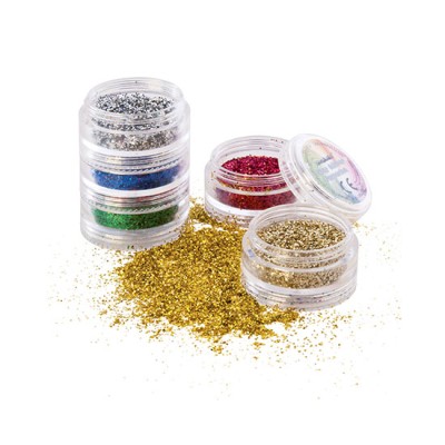 PORPORINA/GLITTER 5 COL. ASSORT. 11GR. X COLORE