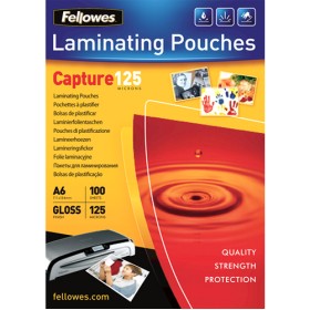 POUCHES LUCIDE 125 MY F.TO A6 CF 100 PZ FELLOWES