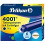 REFIL PELIKAN 4001 TP/6 COL. BLU CF DA 6 PZ