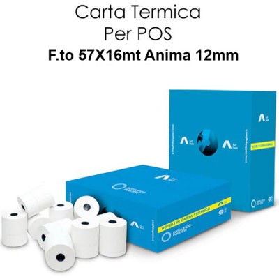 ROTOLI TERMICI PER POS 57X16X12 (NVCSF) CF 10 PZ