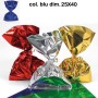 BUSTE REGALO PPL MET. 25X40 CF. DA 100 PZ BLU