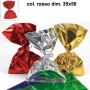 BUSTE REGALO PPL MET. 35X50 CF. DA 50 PZ ROSSO