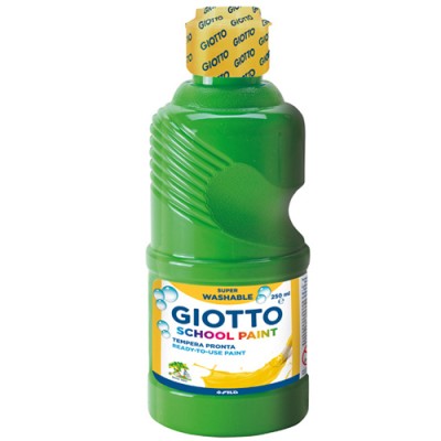 TEMPERA GIOTTO LAVABILE 250 ML COL. VERDE FILA