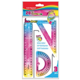 SET DISEGNO FLESSIBILE FLEX-DRAW RAINBOW SET 3 PZ