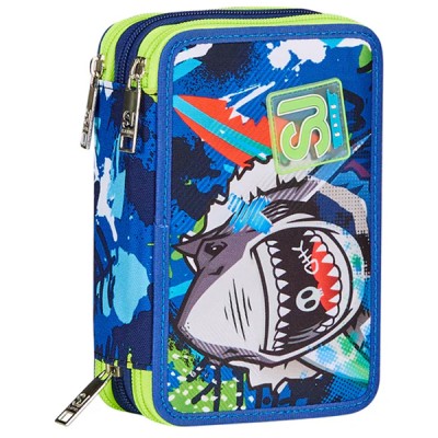 SEVEN ASTUCCIO 3 ZIP SJ GANG SHARKSTORY