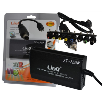 ALIMENTATORE UNIVERSALE 150W CON SPINA AUTO + CASA