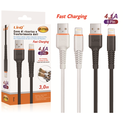 CAVO DI RICARICA E DATI  LIGHTNING 3M APPLE