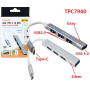 ADATTATORE HUB TYPE-C TO USB