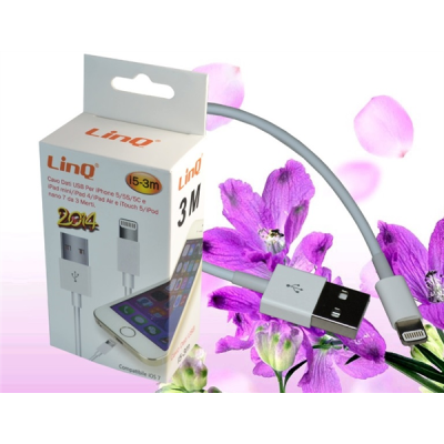 CAVO DI RICARICA USB LIGHTING PER IPHONE 3 METRI