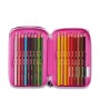 SEVEN ASTUCCIO 3 ZIP PEN PAD CHARMING GIRL