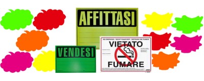 Cartelli e Segnaprezzi | Gruppo Vulcano | Ingrosso e Dettaglio